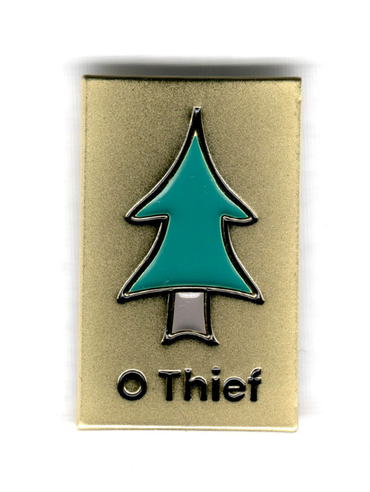 Oxygen Thief soft enamel pin