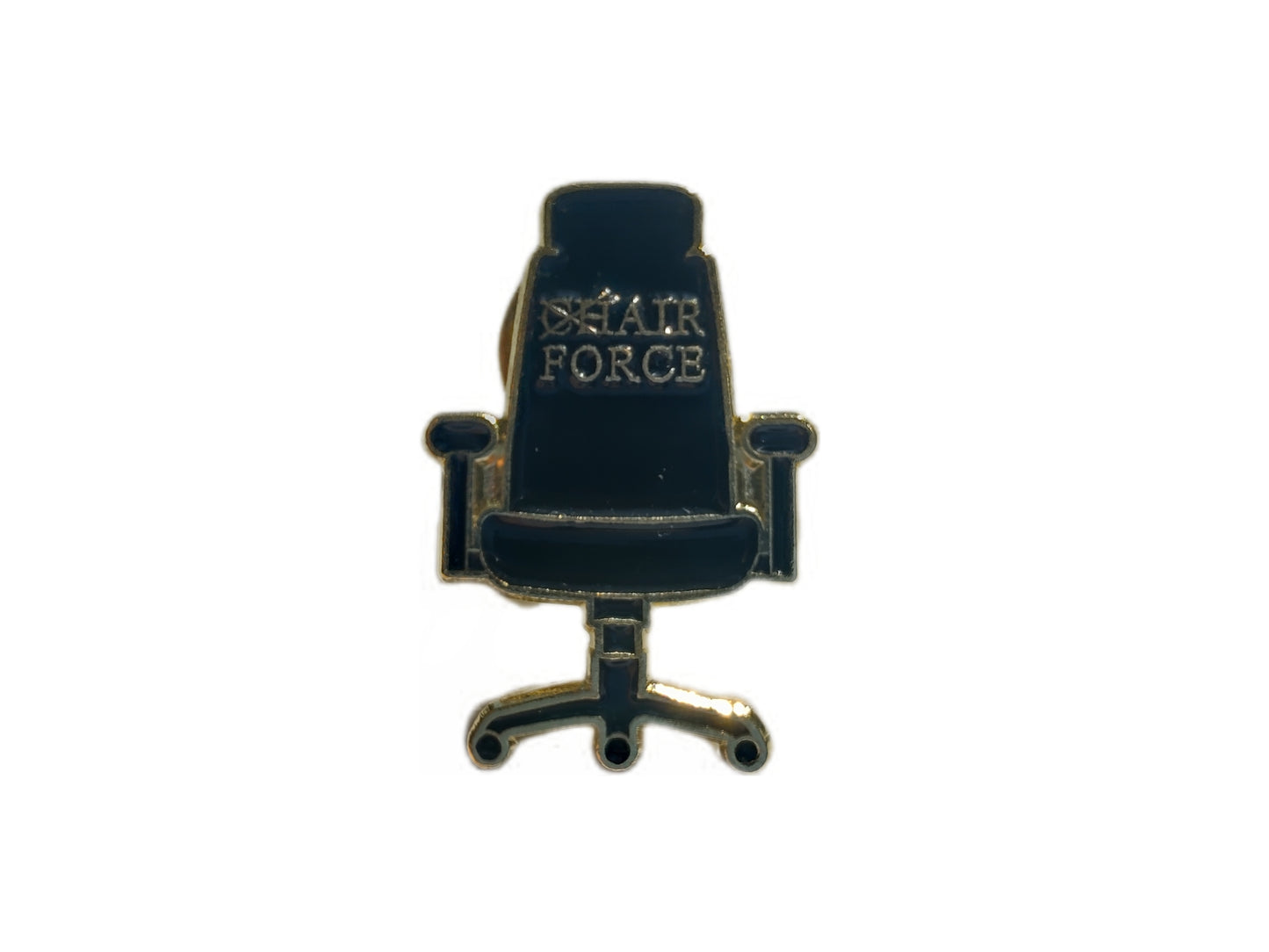 Air Force Chair Force soft enamel pin