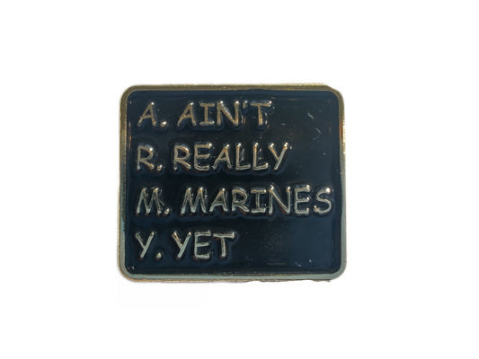 Army ain't really Marines Yet Soft enamel pin